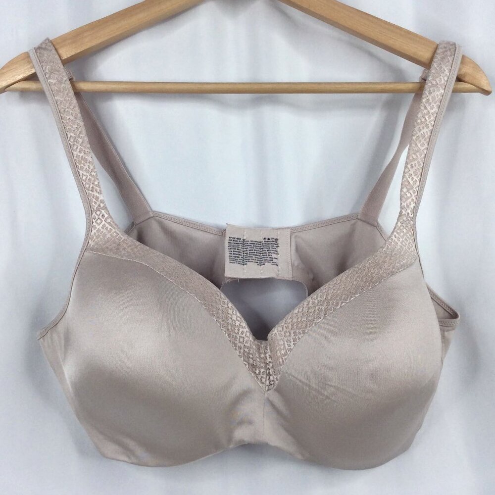 Playtex 4823 Secrets Amazing Shape‎ Balconette Underwire Bra 42D Sandshell - Picture 3 of 9